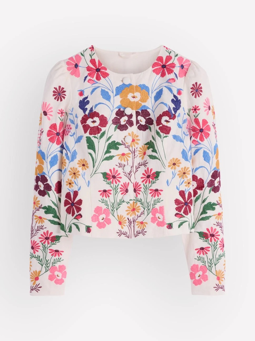 Boden Salisbury Puff Sleeve Jacket
Multi Embroidery New with Tags! - Picture 5 of 12